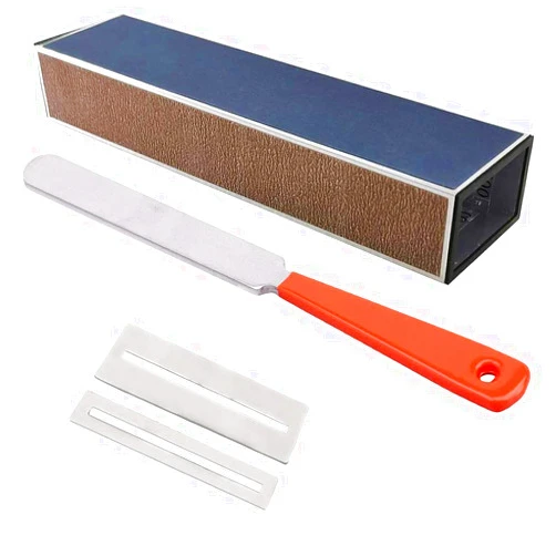 MUPOO Guitar Fingerboard Luthier Tool Set, Fret Crowning Luthier File + Fret Leveling Beam + Fingerboard Guard Protectors for Guitar Bass