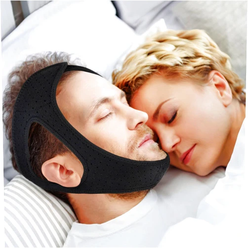 KETINAU Snoring Chin Strap Snoring Chin Strap Comfortable Universal Anti Snoring Devices Adjustable Effective Stop Snoring Sleep Aid Snore Reducing Aid for Women & Men