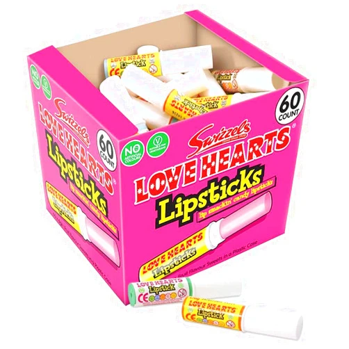 Swizzels Matlow Love Hearts Lipsticks (1 X 60)