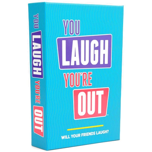 DSS Games You Laugh You're Out A Party Game with Hilarious Charades Family Card Games for Adults & Kids, 125 Prompt Cards Fun Card Games for Family Game Nights, Gatherings, & Parties Ages 14 +