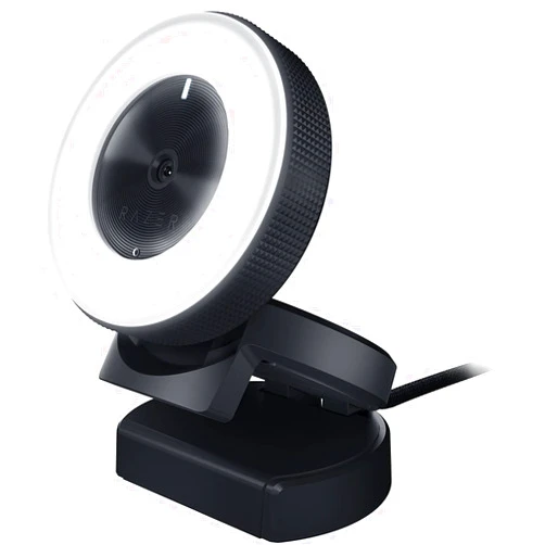 Razer Kiyo: Full HD 1080p 30FPS/720p 60FPS Computer Camera - Built-in Adjustable LED Ring Light Webcam - Advanced Autofocus - Streaming Web Camera for Gaming, Compatible with Windows and Mac (Renewed)