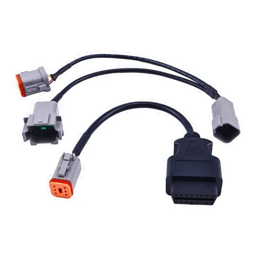 HOLDWELL OBD2 Marine Engine Diagnostic Connect 6 pin 8 pin Cable 21EN-32360 21EN-32380 Compatible with Volvo Vocom Vodia Scanner Tool Adapter Also for Penta Cable and Vodia 5 Truck Industrial Parts
