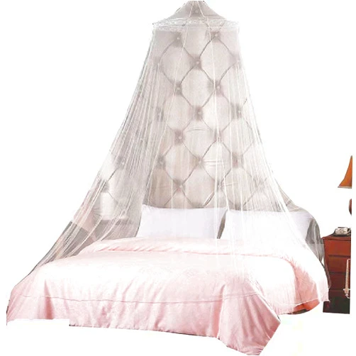 GOLF 1PCS Mosquito Nets, Insect Bug Protection Bed Canopy Elegant Lace Hanging Curtain, Ideal for Home Travel (White)