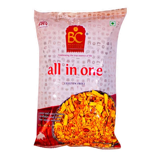Bhikharam Chandmal - All in one - Mix Namkeens - Mix Farshan - Indian Snacks - 200Gm (Pack of 1)