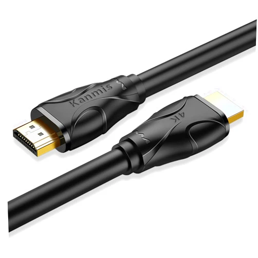 Kanmis 4K HDMI Cable 6ft, High Speed Hdmi 2.0 Cables &4K@60Hz 2K 1080P, Ultra High Speed Gold Plated Connectors hdmi Cord, Compatible with PlayStation Arc PS3 PS4 PC HDTV