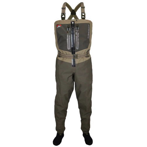 Paramount Outdoors Meridian Z Zippered Breathable Stockingfoot Fly Fishing Chest Wader