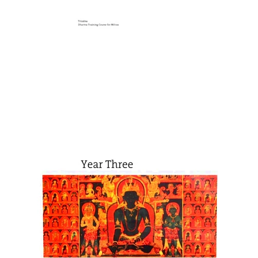 Triratna Buddhist Community Dharma Training Course Year Three