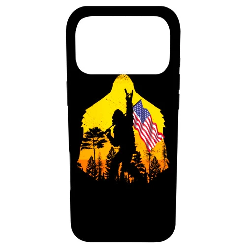 Hide and Seek Bigfoot Sasquatch Believer Bigfoot Victory Sign Sasquatch Yeti Hiking Seeking Patriotic Case for iPhone 17 Pro Max