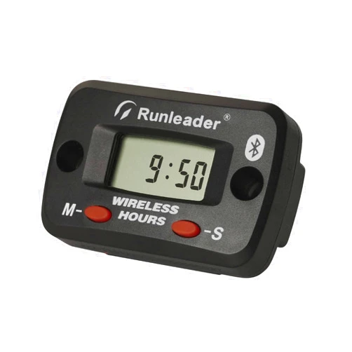 Runleader Digital Wireless Vibration Activated Hour Meter,Data Remote Bluetooth Manage,Maintenance Reminders,Battery Replaceable for Lawn Mower Tractor Generator Compressor Chainsaw Motorcycl (1)
