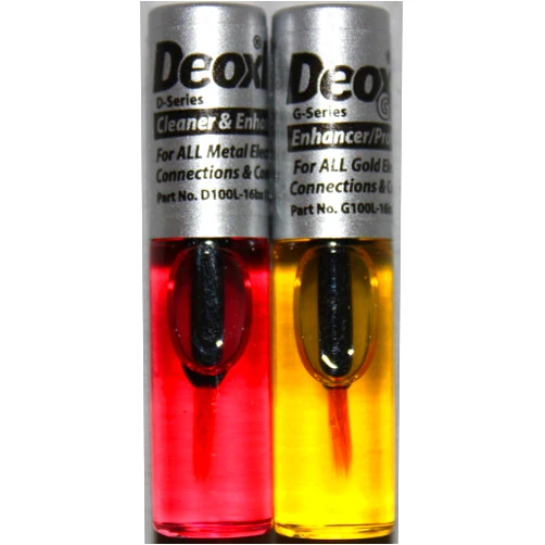DeoxIT Gold G100L and DeoxIT D100L 1.6ml 100% solution with brush applicator - 1 each