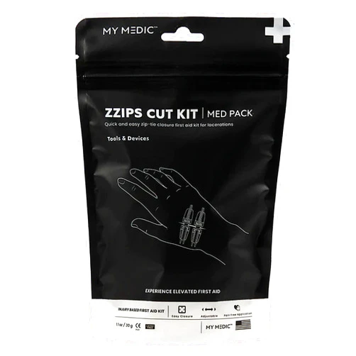 My Medic - ZZips Cut Kit - Wound Closure Devices, A Revolution in Suture Alternatives