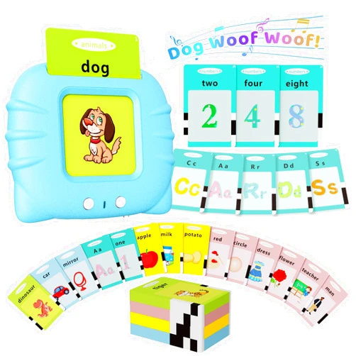 Aullsaty Toddler Toys Talking Flash Cards for 1 2 3 4 5 6 Year Old Boys and Girls, Autism Sensory Toys for Autistic Children, Learning Educational Montessori Speech Therapy 248 Sight Words Kids Gifts
