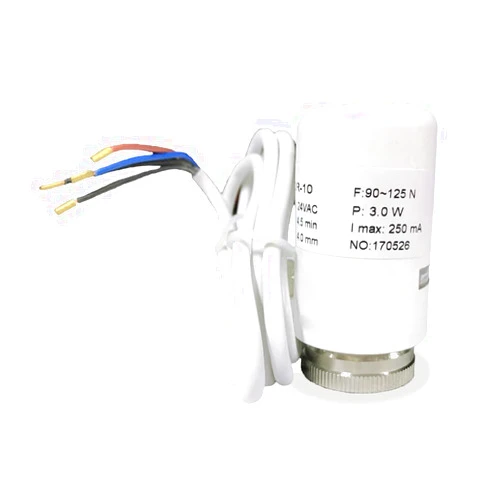 VN Infinite quality 4 Wire Thermal Actuator for Radiant Floor Heating Manifold - 24V Thermal Actuator for Precise Heating Control – 4-Wire 24 Volts Actuator