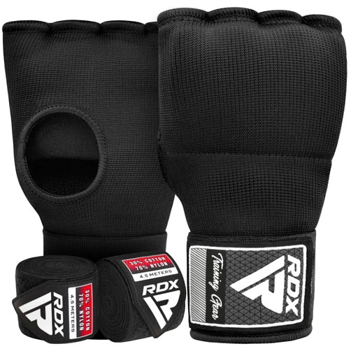 RDX Gel Boxing Hand Wraps Inner Gloves for Men Women with 180 Inches Mexican Style Boxing Wrist Straps, Heavy Punching Bag Gloves for Boxing Kickboxing, Muay Thai, MMA Martial Arts