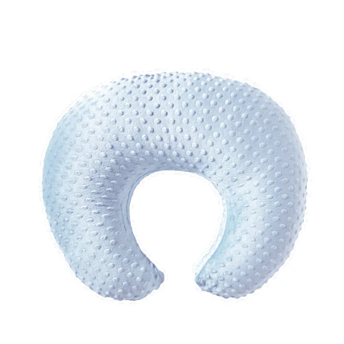 ESEN Nursing Pillow and Body Positioner for Breast Feeding and Bottle Feeding, Ultra Soft Baby Breastfeeding Pillows with Removable Nursing Pillow Cover for More Support for Mom and Baby (Blue)
