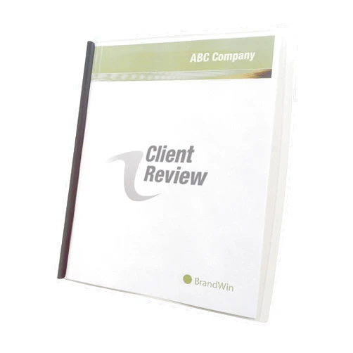 GBC Quartet Slide 'n Bind Frosted Report Covers, Clear, 10 Covers per Pack (W67504)
