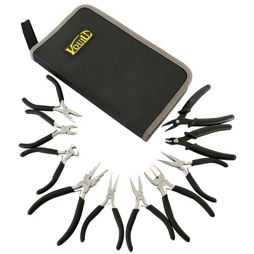 Vouiu 10-Piece Jewelry Pliers Set Jewelry Making Tools