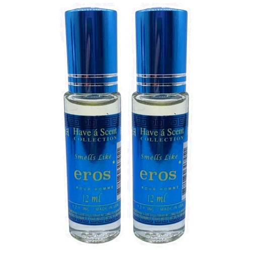 E de B Fragrance Perfume smell like Very Eros Parfum Roll On Oil 12ml (Pack of 2)