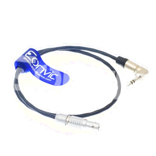 Eonvic 3.5mm to 0B 5 pin Male Easync Synchronize Audio Time Code Cable for Sound Devices ARRI Alexa Camera