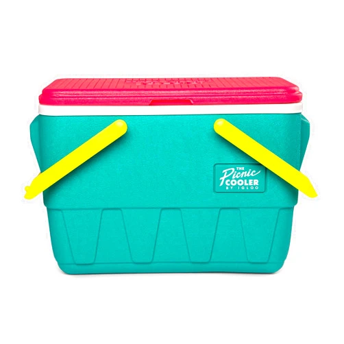 Igloo Retro Jade 25 Qt Lunch Picnic Basket Cooler