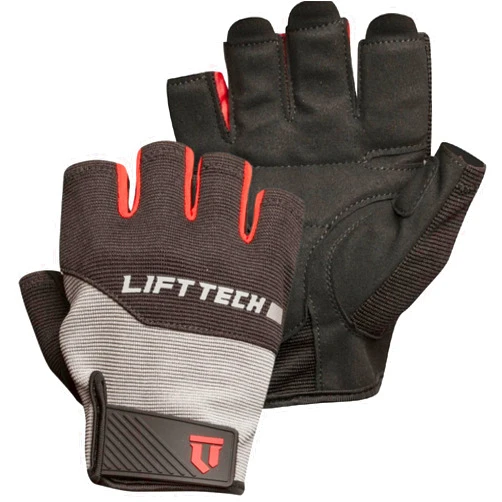 Lift Tech Fitness Lift Tech Men's Classic Exercise Gloves - Workout Gloves for Men Into Weights, Strength Training, Powerlifting - Fitness Gloves for Men - Gray,L