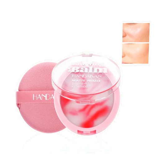 Easilydays Poreless Face Blurring Primer & Oil Control Setting Powder Longwear 3D Blurring Balm, Waterproof Lightweight Flawless Skin Poreless Primer, Oil-Controlling Face Powder Soft Focus Effect