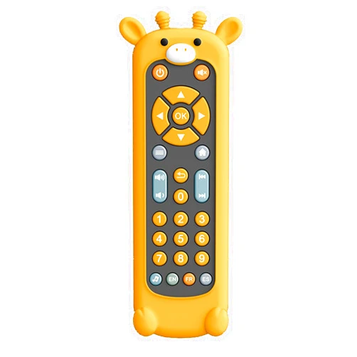 LONGYIXIAO Baby TV Remote Control Toy with Light and Sound, Early Educational Learning Musical Toys, Preschool Infant Boys Girls 12, 18 Months