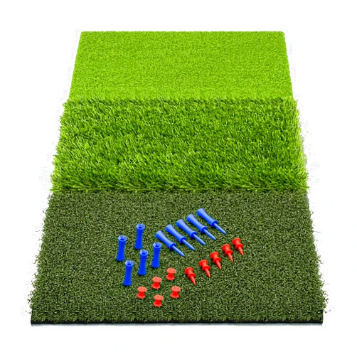 SAPLIZE Foldable Golf Hitting Mat, Portable Golf Practice Grass Mat for Indoor/Outdoor, Anti-Deformation