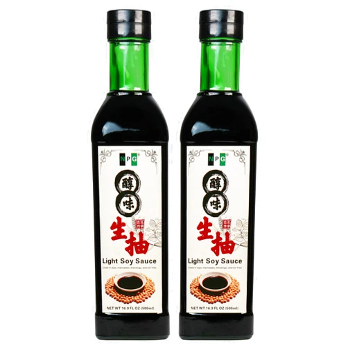 NPG Premium Tamari Light Soy Sauce 16.9 FL Oz (Pack of 2), Sauces for Fish, Dumpling, Noodles, and Marinade Meat, Perfect Condiment for Japanese Sushi, Sashimi, Asian Stir Fry, Vegan, Non-GMO
