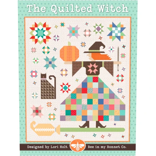 Generic Riley Blake It's Sew Emma The Quilted Witch Quilt Pattern by Lori Holt of Bee in My Bonnet, Perfect for Quilting, DIY Crafting, and Home Decor