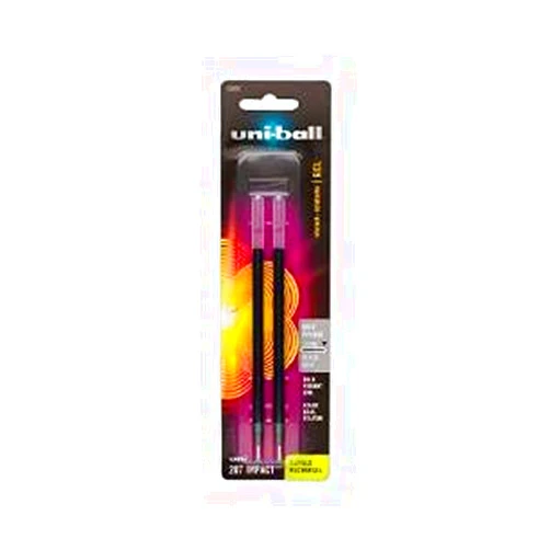 Eastoan SANFORD 65808 uni-ball IMPACT Gel Pen Refill Bold Black 2/pk, Sold as 4 Packs
