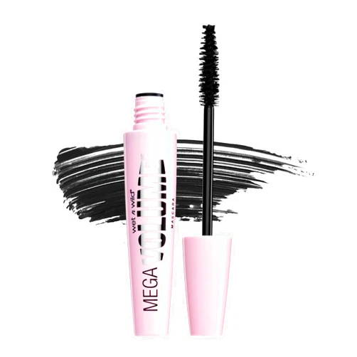 wet n wild Mascara Mega Volume - Volumizing, Waterproof, Smudge-Resistant, Cruelty-Free, Gluten-Free, Sulfate-Free & Vegan - Very Black