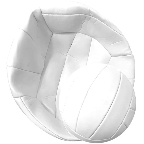 BESTSOCCERBUYS.COM All White Deflated Volleyball Balls for Autographs Official Size & Weight without Any Imprint (Official Size)