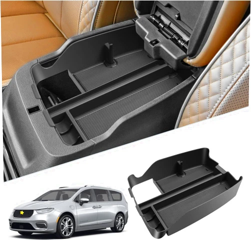 SKTU for 2021-2024 Chrysler Pacifica/Pacifica Hybrid Pinnacle Center Console Organizer 2021-2024 Pacifica(Hybrid) Pinnacle Center Console Tray for 2021-2024 Chrysler Pacifica(Hybrid) Pinnacle