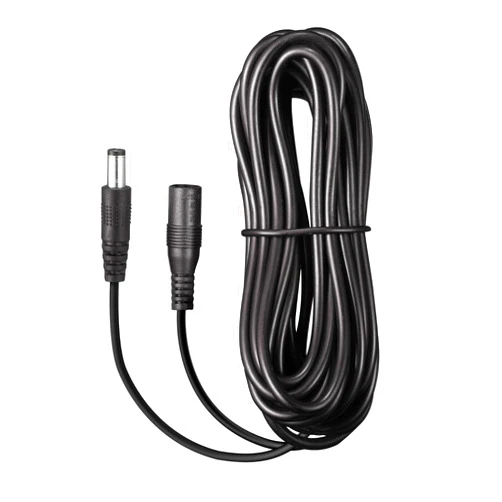 Tendelux 15ft DC 12V Power Extension Cable, 5V to 24V DC/AC Extension Cord for CCTV Security Camera, IR Illuminator & More