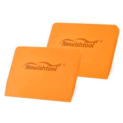 NEWISHTOOL Soft Silicone Squeegee, Small Squeegee for Vinyl, 2 PCS PPF Squeegee Window Tint Squeegee V-Blade Scraper for Window Film Application, Car Paint Protective Film Installation & Water Removal