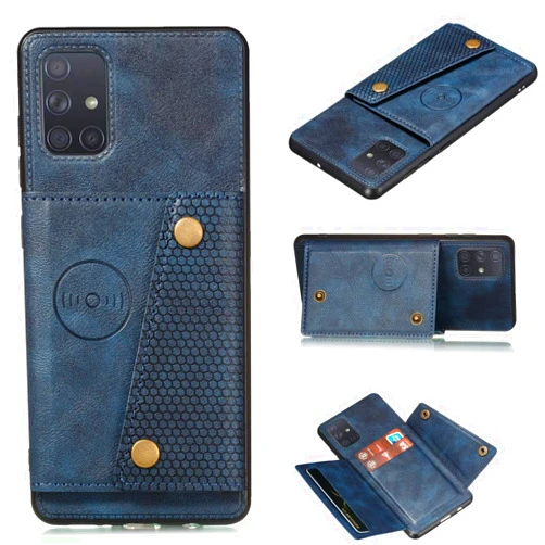 Generic Compatible with Redmi Note 9 4G Cover Case,Compatible with Xiaomi Redmi Note 9 4G 2020 M2003J15SC M2003J15SG M2003J15SS PU leather Stand Phone Case Cover Blue