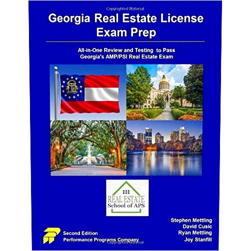 By Stephen Mettling (Author), David Cusic (Author), Ryan Mettling (Author), Joy Stanfill (Author) & 1 more Georgia Real Estate License Exam Prep - APS Edition