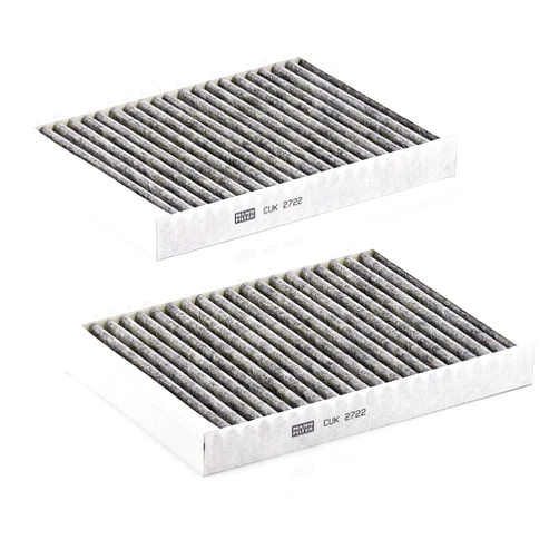 Mann Filter Mann-Filter CUK 2722-2 Cabin Filter With Activated Charcoal for select Mercedes-Benz models -Set of 2
