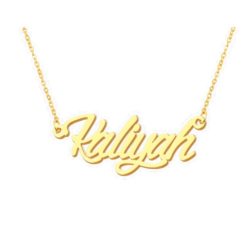 Aoloshow Personalized Name Necklace Custom Any Name Necklaces Jewelry for Womens New Mom Bridesmaid Gift