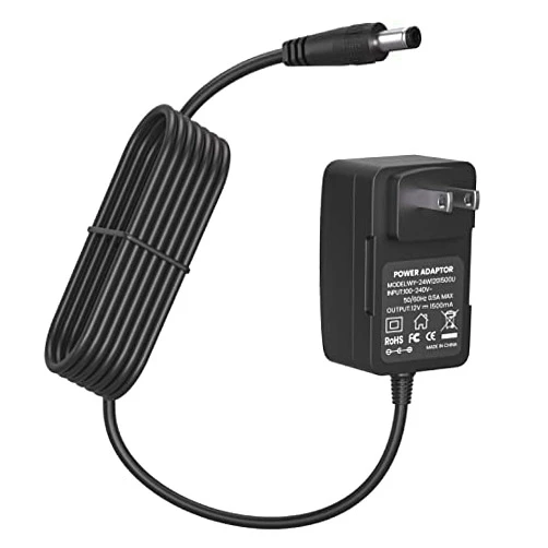 Auspow 12V 1.5A Power Adapter for Yamaha PA130 PA150, 12V 1.5A Power Supply for Yamaha PSR YPG YPT DGX DD EZ Series Keyboard (9.8 Ft Long Cord)
