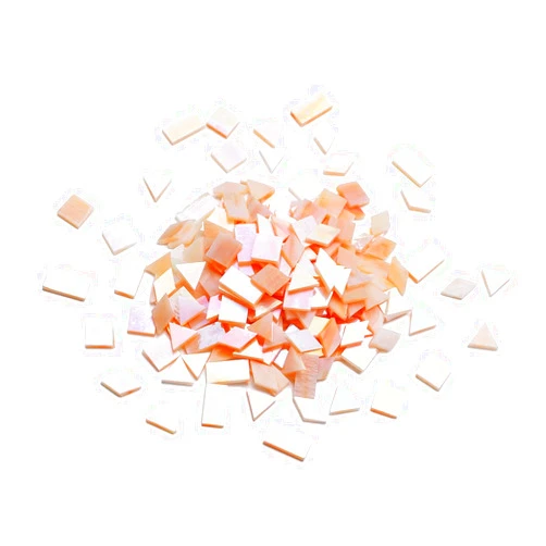 Lanyani Iridescent Glass Mosaic Tiles Supplies 200 Pieces Iridized Stained Glass Tile Pieces for Mosaic Craft 4 Shapes Mixed,Orange Sunset
