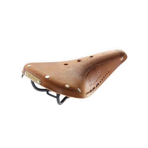Brooks England B17 Bike Saddle - Handmade Leather Bike Seat (Steel, Titanium, Copper)