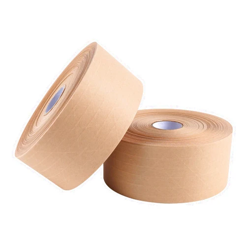 Lichamp Water Activated Tape, 2 Pack 2.75 inch x 380ft Brown Packing Tape Kraft Paper Tape, Suitable for Heavy-Duty Packaging and Transportation Writable, Environmentally Friendly, Biodegradable