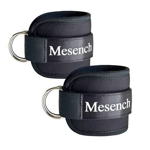 Mesench Ankle Straps for Cable Machine Attachments - Gym Ankle Cuff for Kickbacks, Booty Workouts - Ideal for Leg Extensions, Glute Exercises, and Full-Body Workouts - Suitable for Men & Women