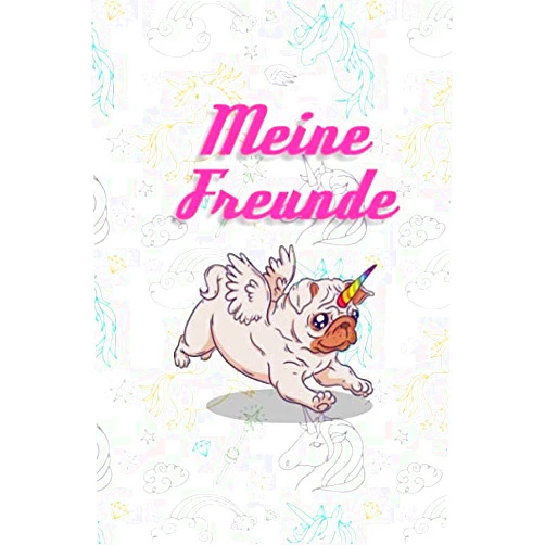 Freundschaft Notizbücher MEINE FREUNDE: Süßes Freundschaftsbuch | 110 Seiten zum Ausfüllen | Format 6x9 Zoll, DIN A5 | Soft Cover matt | (German Edition)