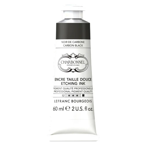 Charbonnel Etching Ink - Carbon Black, 60 ml