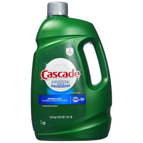 Cascade Advanced Power Liquid Machine Dishwasher Detergent with Dawn, 125-Fl. Oz, Plastic Bottle (125 Fl Oz)