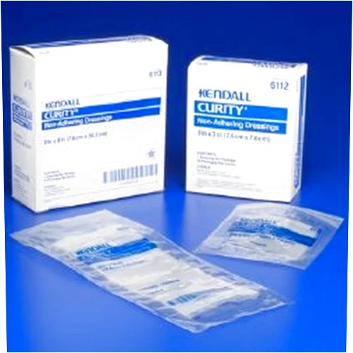 Curity Oil Emulsion Impregnated Dressing Curity3 X 8 Mesh / Knitted Fabric Oil Emulsion Blend Sterile (6115, Pack of 3) by Curity