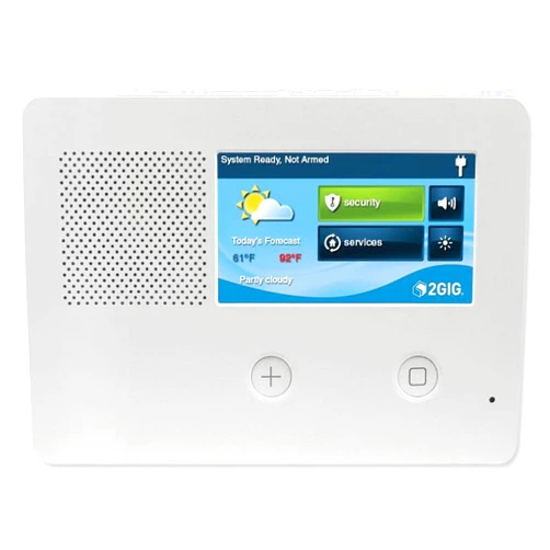 2gig GC2E Security and Control Alarm Panel, Enhanced Security, 5